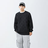 Unisex Sweater Winter Loose Checkered Sweater