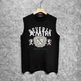 Amiri tank top lion medal printing