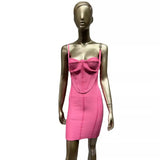 Women Dresses Bandage Dress Sling Party Dress (Ont0408)