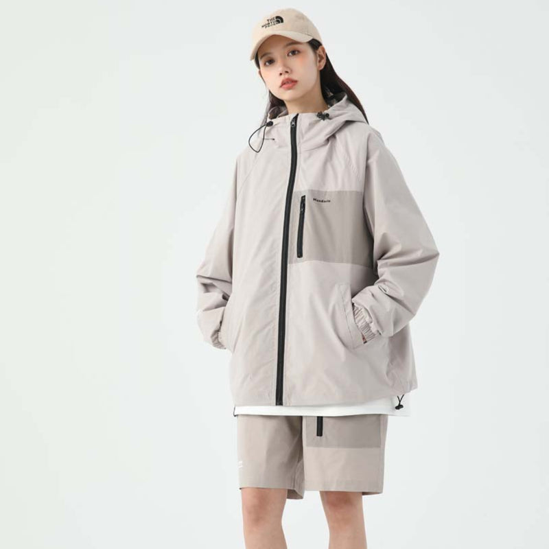 Unisex Jacket Autumn Multi-Pocket Hooded Jacket