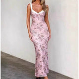 Women Dresses Summer Sling Dress Backless Sexy Dress (Xds0414)