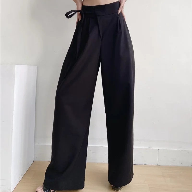 Women Sweatpants Fall Loose Wide-Leg Casual Pants
