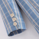 Women Suits Plaid Blazer Autumn Suits