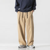 Women Sweatpants Khaki Straight-Leg Pants Men's Loose Cargo Trousers