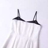 Women Dresses Summer High Waist Sexy Sling Dress (Xds0414)