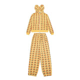 Ashley williams zipper hoodie i love mesuitheart printed outwearfleece-linedcasual sweatpants