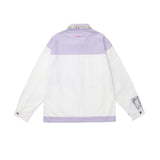 Unisex Jacket Lapel Couple Overalls