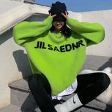 Women Knitted Pullover Knitted round Neck Sweater Women Winter Loose Casual Top