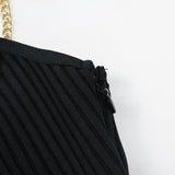 Women's Evening Dress Chain Suspender Skirt Sexy Backless Sheath Slim Fit Dress