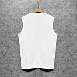 Amiri tank top red five-pointed star printing