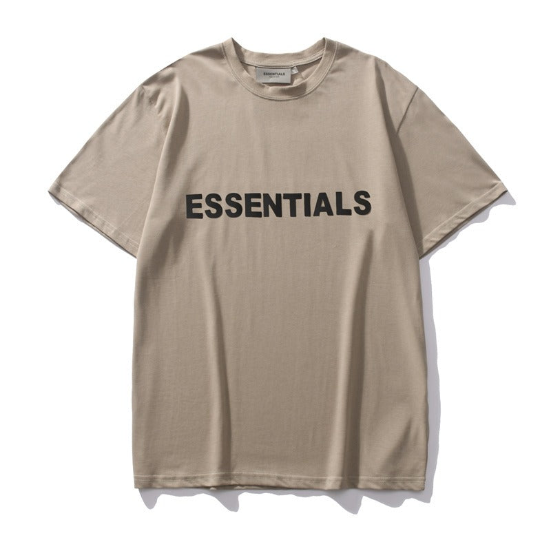 Hip-hop t-shirts, american high street short-sleeve ess heat-sealed summer t-shirt, couple's trendy top
