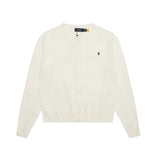 Rl ralph lauren sweet autumn/winter wool cardigan - single-breasted macaron color knit crewneck