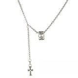 Chrome Hearts Necklace Vintage Hollow Circle Cross Pendant Versatile Men and Women