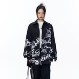 Unisex Jacket Autumn Graffiti Loose Shirt