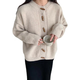 Women Knitted Cardigan Baggy Coat