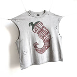 saint m t shirts s.m. red chili band limited edition pullover casual tank top