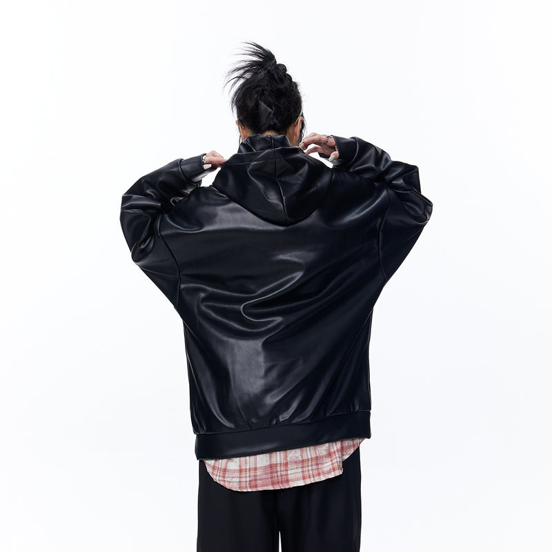 Unisex Jacket Autumn Pu Coat
