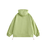 Unisex Jacket Zipper Mechanical Style Outdoor Jacket Coat Hooded Jacket