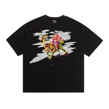 saint m t shirts s.m cartoon series graphic crewneck pullover short sleeve t-shirt