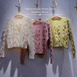 Women Knitted Pullover Autumn Tassel Sweater Coat