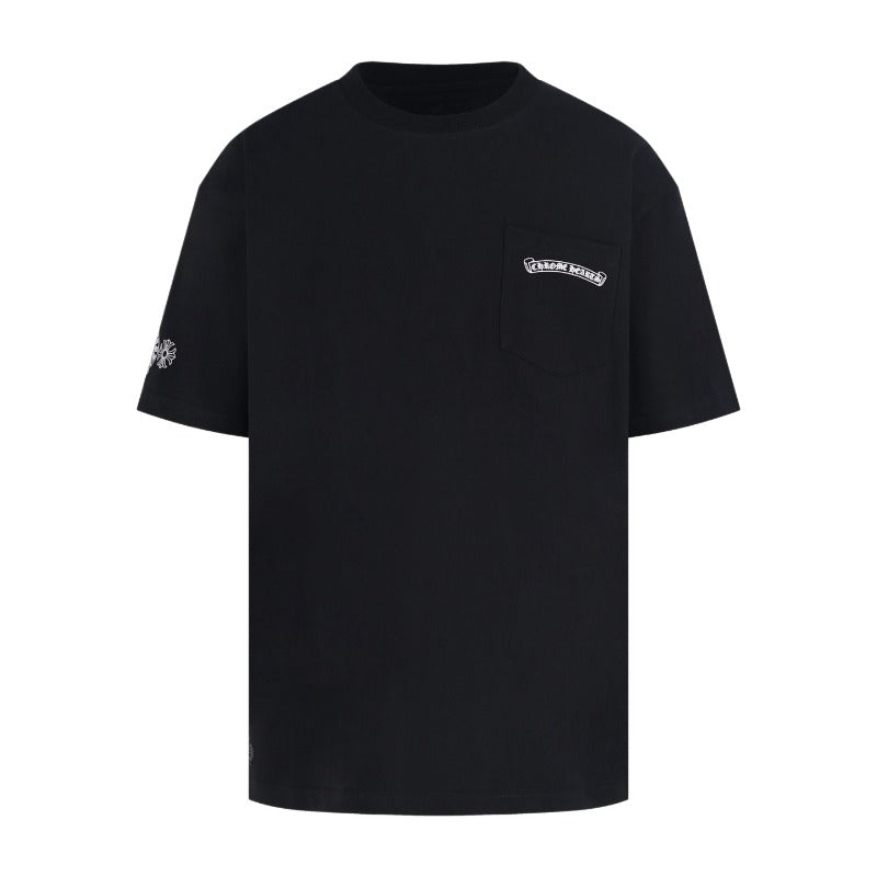 Ch hip-hop t shirts ch back red sword short-sleeved loosecasual t-shirt trendy high street