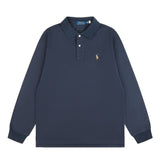 Rl ralph pony loose two capsules button autumn topsfall and winterpolo collar casualpullovercouple