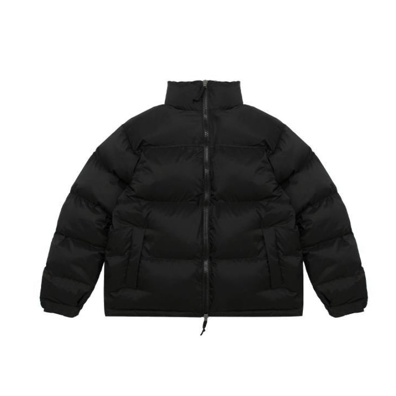 Vetements Hoodie VTM Embroidered Logo Stand Collar Zipper Thick Loose down Jacket