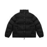 Vetements Hoodie VTM Embroidered Logo Stand Collar Zipper Thick Loose down Jacket