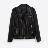 Men Motorcycle Jacket Imitation Leather Motorcycle Jacket