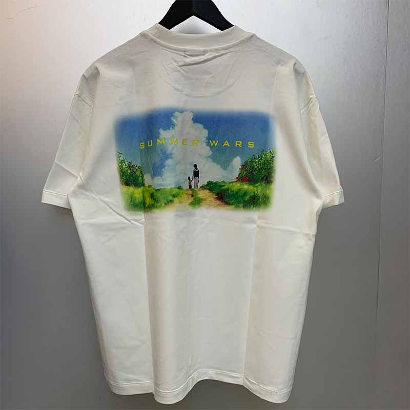 SAINT MICHAEL Vintage T Shirt Summer Wars x GEEKS RULE Short Sleeve