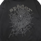 Sp5der Hoodie & Sweatpants 2 Piece Set Cobweb Puff Print Pure Cotton