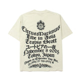 Hip-hop t shirts american high street half-sleeved washed dirty white distressed retroloose round neck short-sleeved t-shirt tee