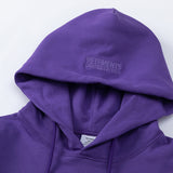 Vetements Hoodie VTM Purple Foam Letter Pocket Loose Sweater
