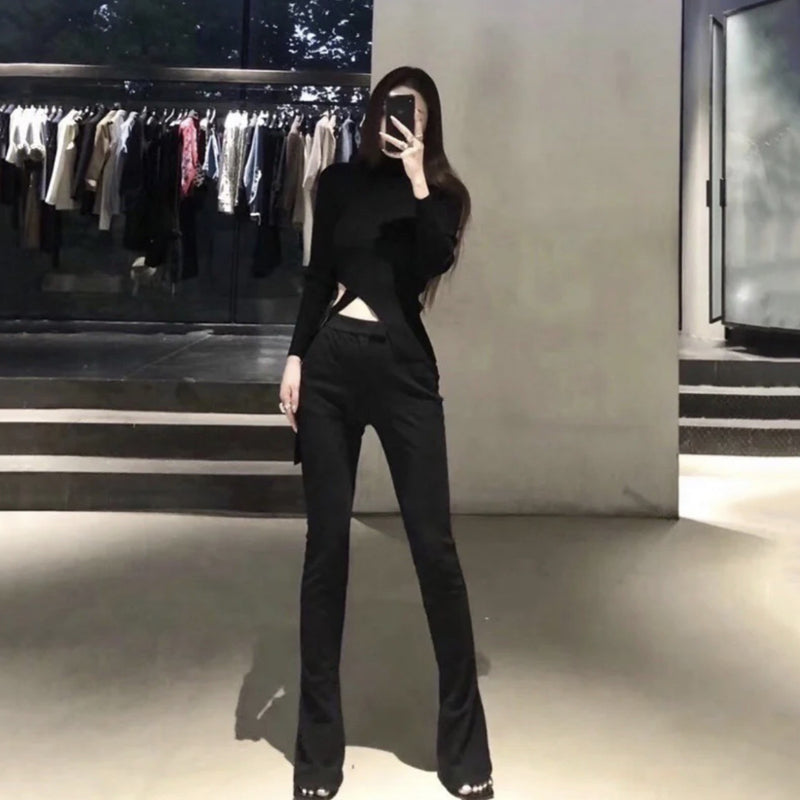 Women Sweatpants Spring Leisure Slim-Fitting Straight Pants