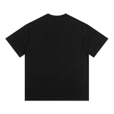 Drew house t shirt d@ew dissolving smiley face pattern round neck pullover short sleeves