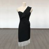 Women's Evening Dress Tassel Dress Sexy Sheath Dress