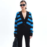 Women Knitted Sweater Spring and Autumn Sweater Female Loose Knitted Cardigan Coat
