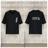 Ch hip-hop t shirts ch crow short-sleeved heavy industry sanskrit embroiderloosecasualpure cotton american couple easiest for match