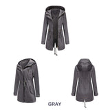 Women Trench Coat Anorak Women Spring and Autumn Coat Loose