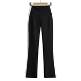 Women Sweatpants Bell-Bottom Pants Autumn and Winter Body Trousers
