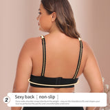 Full figure bra sports without wire