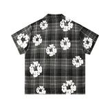 Denim Tears Shirt Kapok Plaid Short Sleeve Shirt