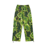 Men Sweatpants Tie-Dye Printing Casual Working Pants Loose Pockets Straight-Leg Trousers