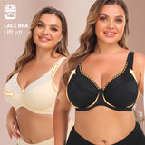 Full figure bra lace bodysuit