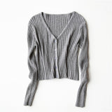 Women Cardigan Sweater Knitted Cardigan Autumn Top 8t712