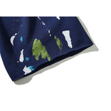 Gallery Dept Shorts Hand Painted Graffiti Ink Splashed Alphabet Casual Shorts