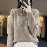 Women Knitwear Spring and Autumn Turtleneck Sweater Loose Sweater