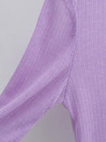Women Sweater Knitwear Summer Fork Sun Protection Knit Cardigan V-neck Top