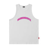 Men Vest Letter Print Vest Hip Hop Oversize Sleeveless T-shirt