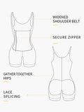 Shapewear bodysuit Side zipper